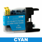 Brother LC73/75/73XL Cyan Ink Cartridge Compatible